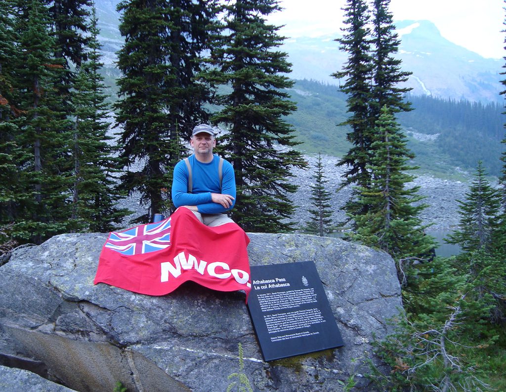 Andreas at Athabasca Pass