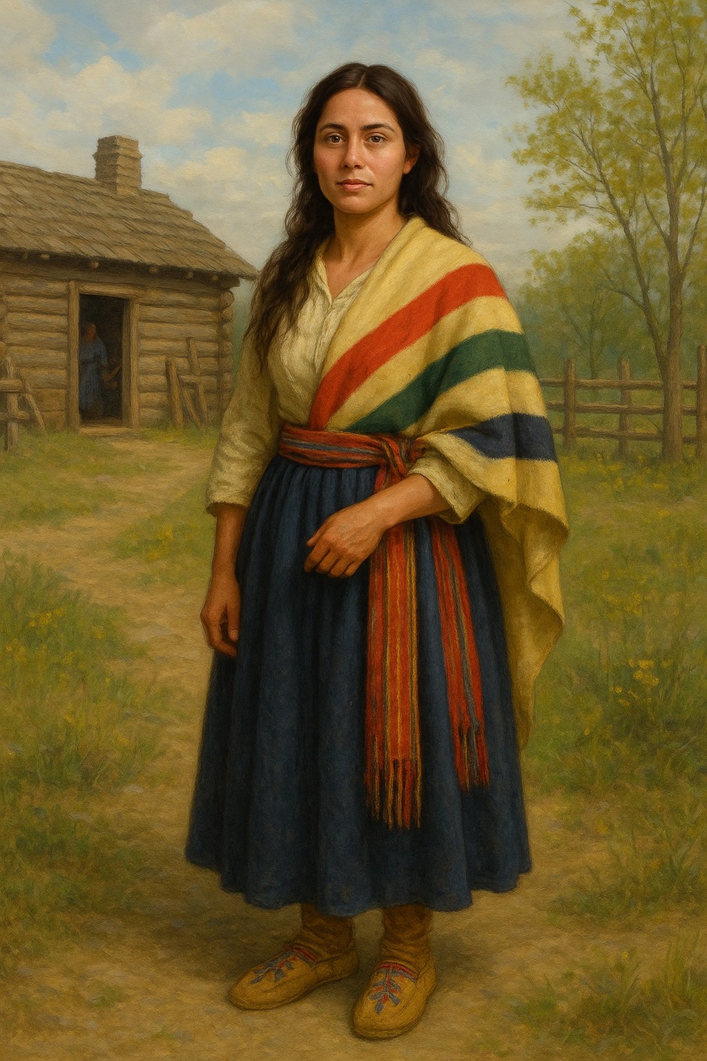 An artistic rendition of Charlotte Small
