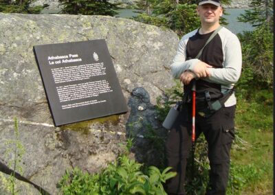 Historical Marker and a toast to the North West Company